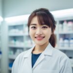 勤務中の女性薬剤師