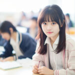 成績向上を目指す中学生の女の子