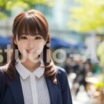 仕事が楽しい女性会社員