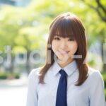 落ち着いた雰囲気の女性社員