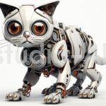 可愛い顔の猫型ロボット