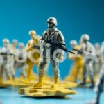 コレクションフィギュアの軍人達