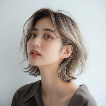 ショートヘアーの女性