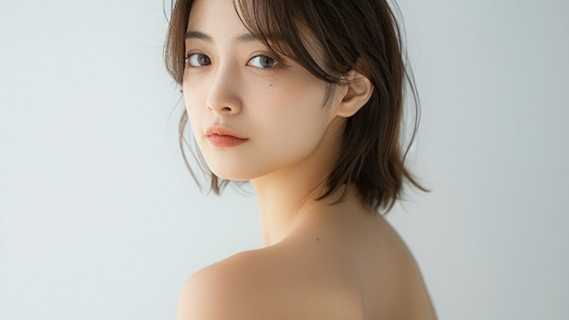 ショートカット女性のカットモデル