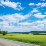 自然が彩る田園地帯の風景