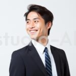 新入社員男性のポートレート