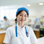 調理場を任されているリーダーの女性