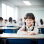 成績向上を目指している小学生の女の子