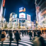 明かりが街を彩り洗練された雰囲気に包まれる都会