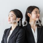 新たな可能性を探っている二人のビジネス女性