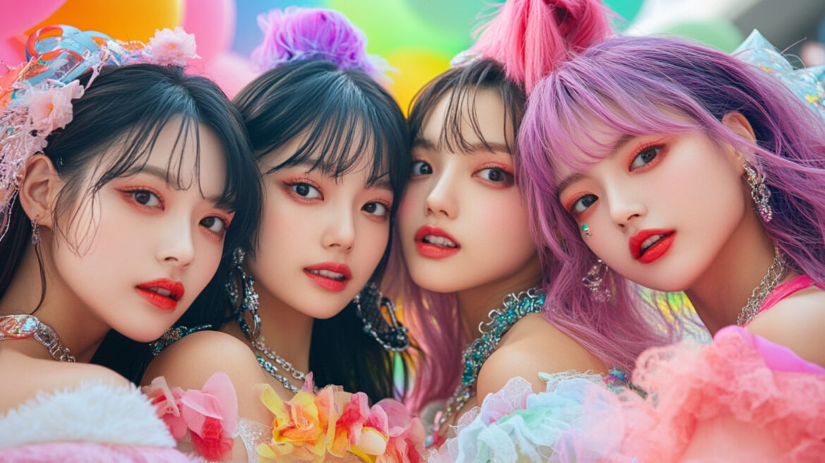 4人組のアイドル画像